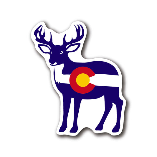 Colorado Flag - White Tail Deer
