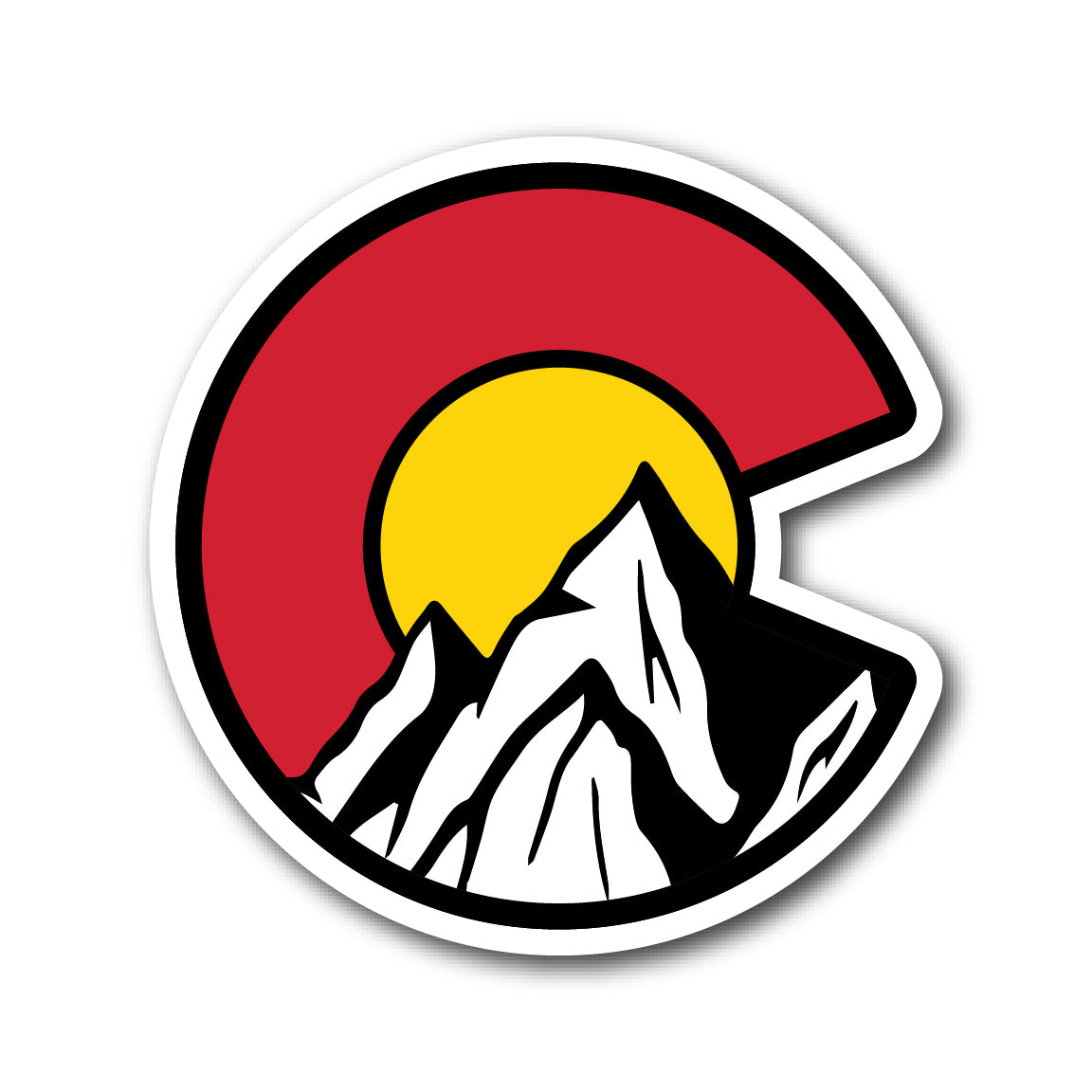 Colorado C Logo - Mountains Lower
