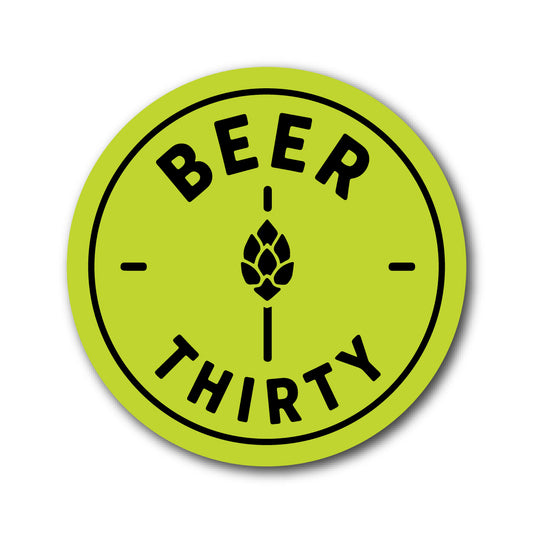 Beer Thirty Clock - Green