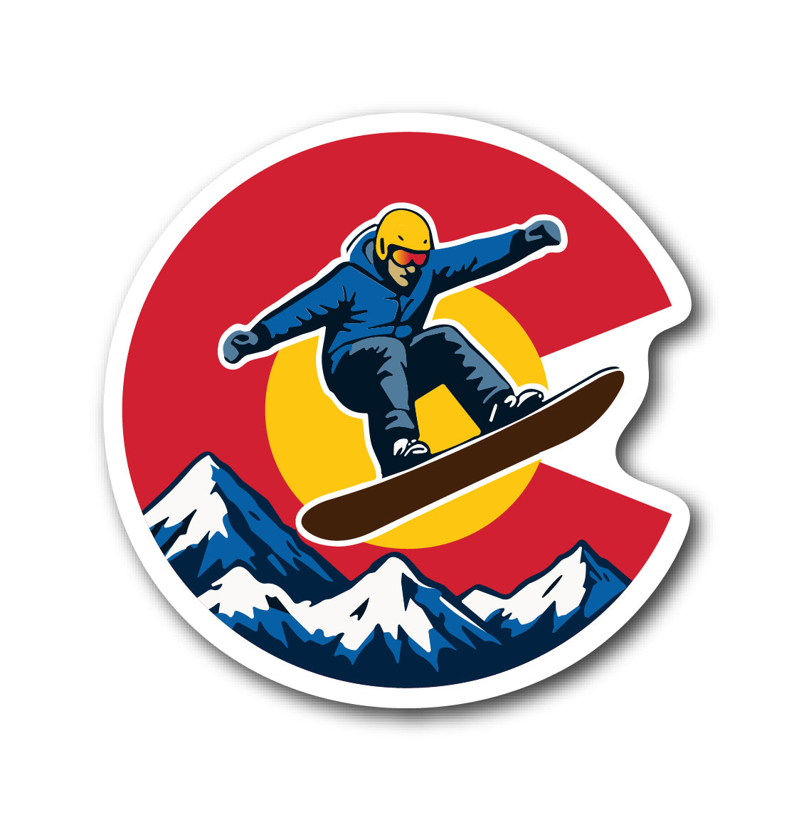 Snowboarder in Colorado C