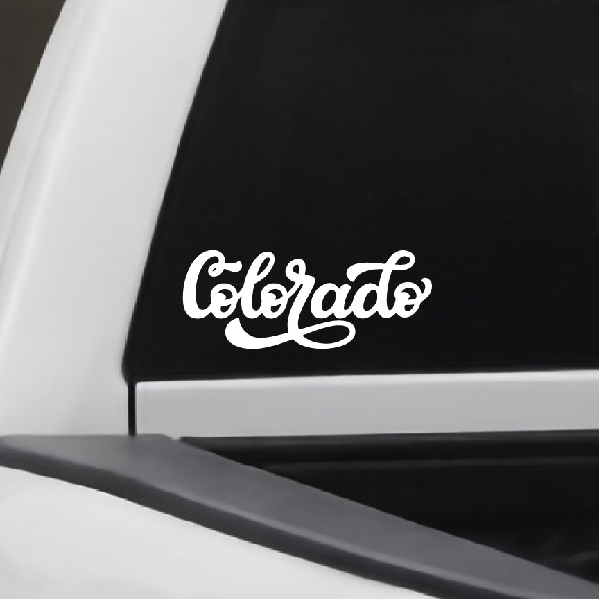 Vinyl - Colorado Text